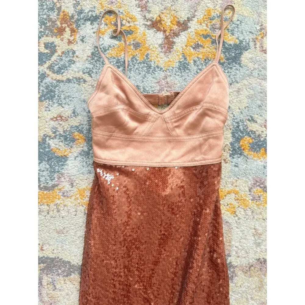 A.L.C. Gisele Sequin Midaxi Empire Dress